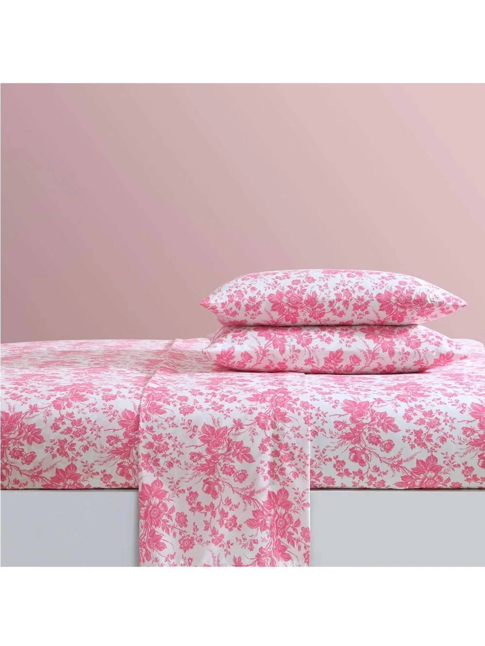NWT Betsey Johnson Floral Twin Sheet Set